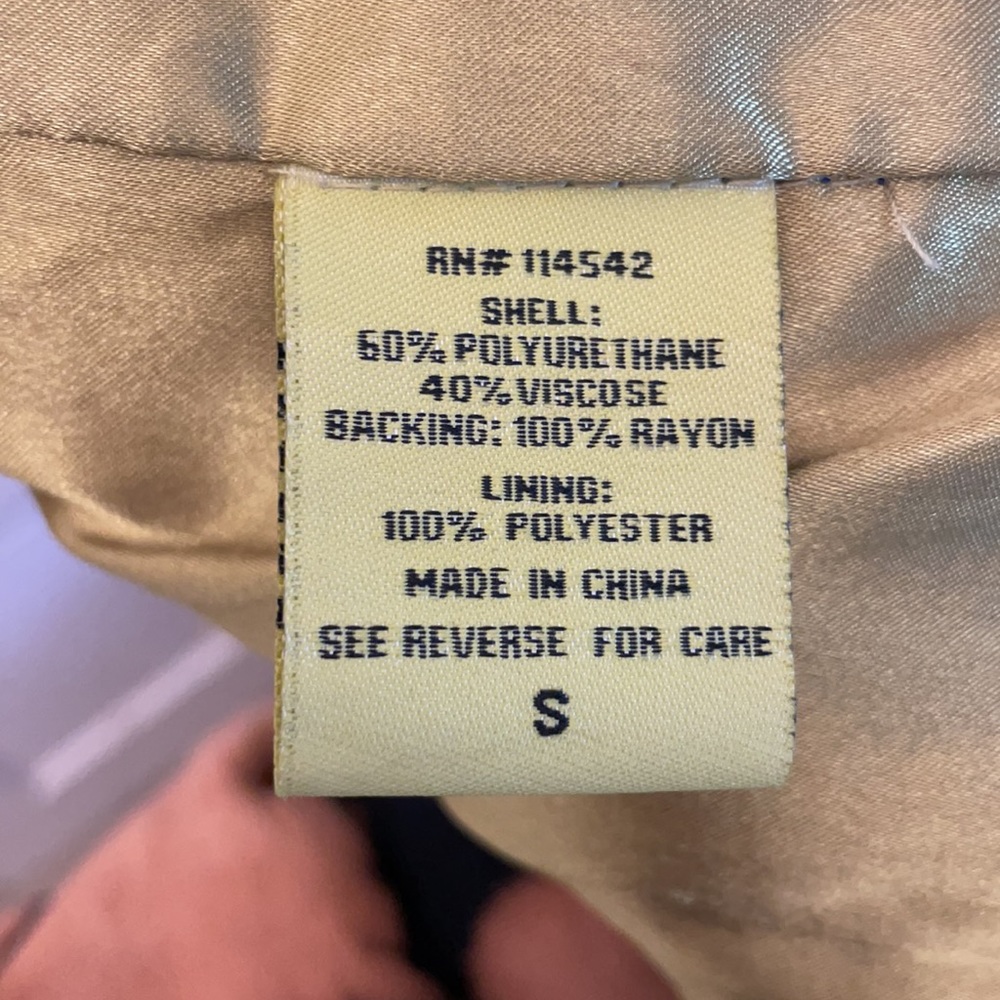 Beige faux leather jacket - Picture 8 of 8